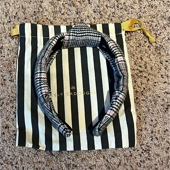 Lele Sadoughi Houndstooth Headband Lele Sadoughi Women main image 4